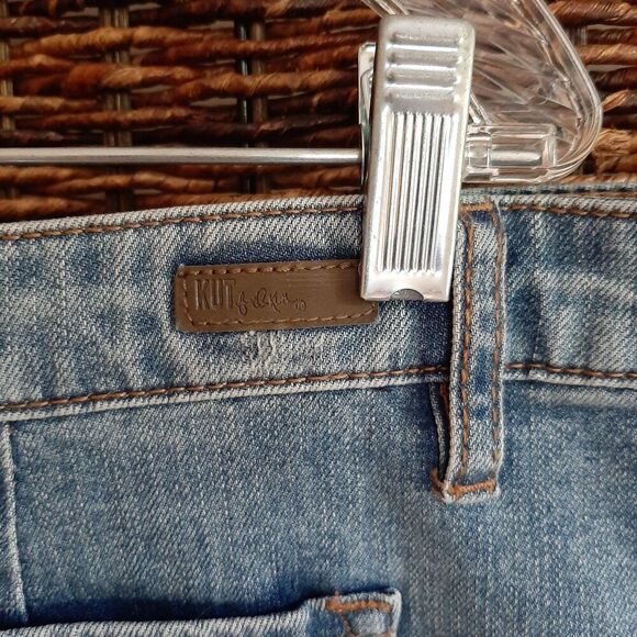 KUT From The Kloth Rosie Pencil Jean Skirt Women's 16 Blue Denim Staple Capsule - Picture 6 of 8